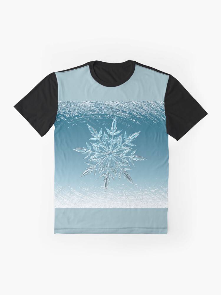 Alternate view of icy blue cold beauty Graphic T-Shirt