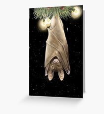 African Christmas: Bat Greeting Card