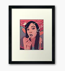 Moth Queen Framed Print