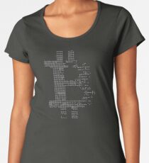 Bitcoin Cryptocurrency cryptocurrency logo gray Women's Premium T-Shirt