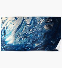 Abstract tidal wave Poster
