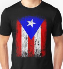 Vintage Puerto Rico Flag Unisex T-Shirt