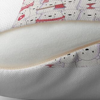 Alternate view of Ice Bear's sweater weather Throw Pillow