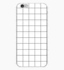 Gitter (weiß) iPhone-Hülle & Cover