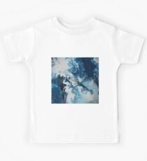 Abstract Blue Kids Tee