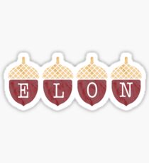 Elon Acorns Sticker