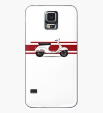 White Vespa Primavera ET3 + Stripes Case/Skin for Samsung Galaxy