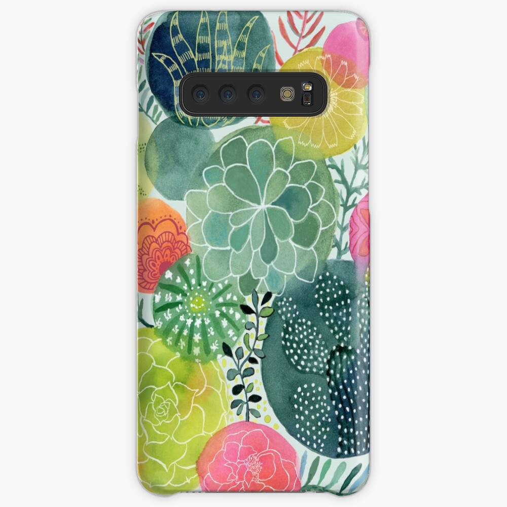 Succulent Circles Case & Skin for Samsung Galaxy