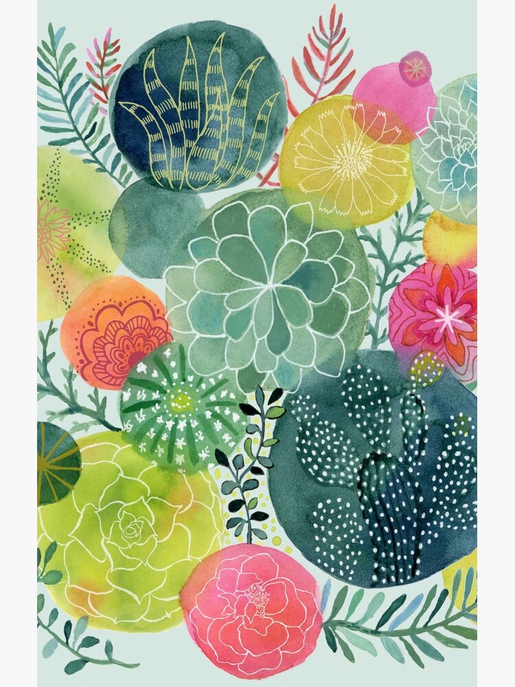 Succulent Circles by jbroxon