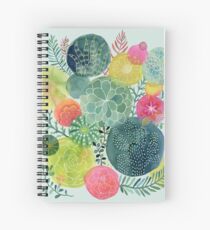 Succulent Circles Spiral Notebook