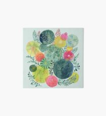 Succulent Circles Art Board