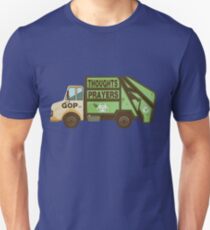 Thoughts and Prayers Garbage Truck Pro-Gun Control Unisex T-Shirt