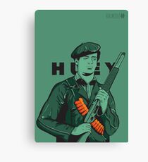 Black Panther Huey Newton Canvas Print