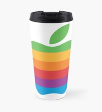 Rainbow Apple Logo Travel Mug