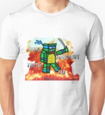 Elis Ninja Minecraft Turtle Slim Fit T-Shirt