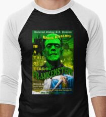 Frankenstein Retro Style Men's Baseball ¾ T-Shirt