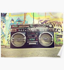 80s Boom Box Trendy Style! Poster
