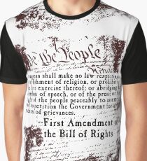 ERSTER Zusatzartikel US-Verfassung Grafik T-Shirt