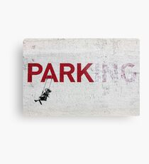 Banksy - "Parking" Metal Print