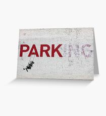 Banksy - "Parking" Greeting Card