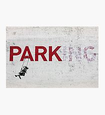 Banksy - "Parking" Photographic Print