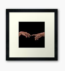 The Creation of Adam Framed Print