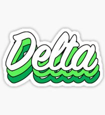 Retro Delta Sticker