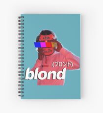 Frank Ocean Blond Helmet Logo Spiral Notebook