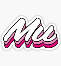 Retro Mu Sticker