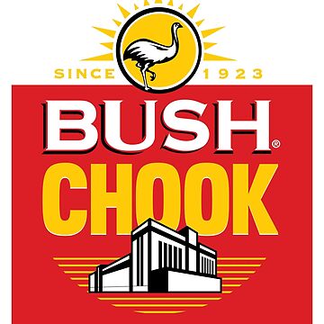 bush chook t shirt