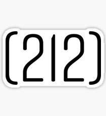 212 Area Code Sticker