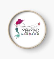 I'm Really a Mermaid Clock