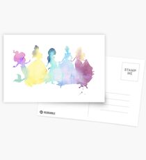 The Colors of the Princesses Postcards