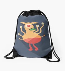 Droll Monster Drawstring Bag
