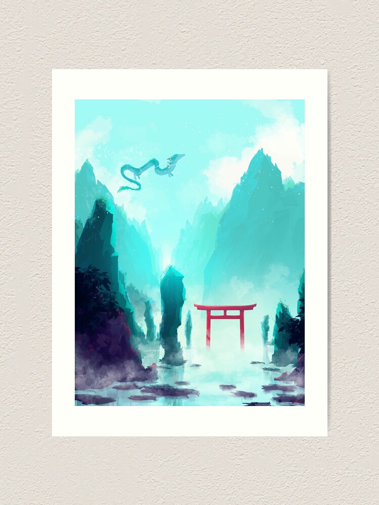 Alternate view of Spiriting Away Art Print