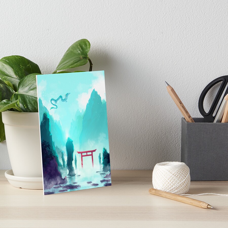 Spiriting Away Art Board Print