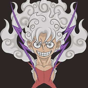 illustration of Gear 5 Sun God Nika luffy one piece Essential T-Shirt for  Sale by fandicreations