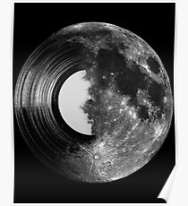 Vinyl Mond Poster