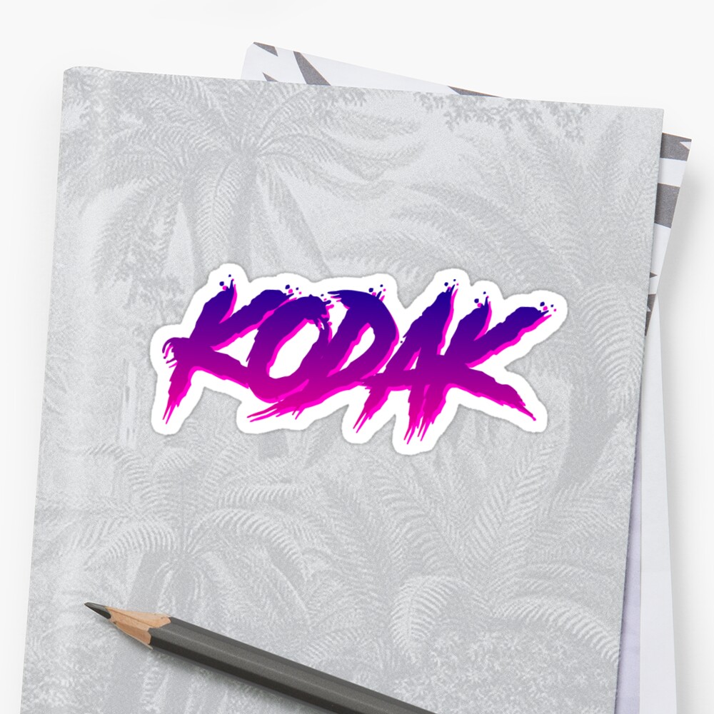 Kodak Black Hiphop Trap Sticker Retro Design Sticker By Nikthedik