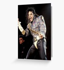 MICHAEL JACKSON - 1992 Greeting Card