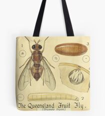 The Queensland Fruit Fly-The Mediterranean Fruit Fly Tote Bag