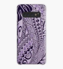 Hawaiian Ornament - Purple Case/Skin for Samsung Galaxy