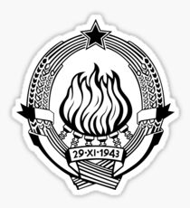 Government Seal of Socialist Federal Republic of Yugoslavia Sticker