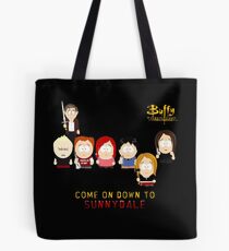 Buffy the Vampire Slayer as South Park Tote Bag