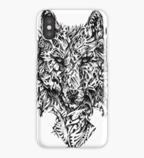 Bone Wolf Head iPhone Case