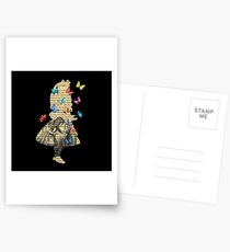 Alice In Wonderland - Vintage Wonderland Book Postcards