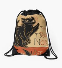 Le Dragon Noir Drawstring Bag