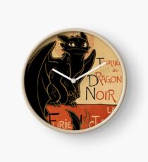 Le Dragon Noir Clock