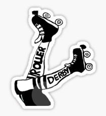 Roller Derby Skater Sticker