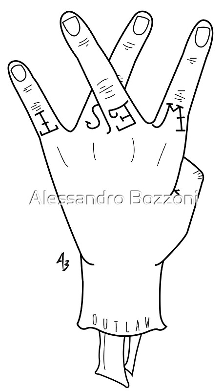 "West Side Hand Sign" Art Prints by Alessandro Bozzoni ...
